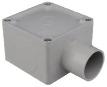 Shop Online 32mm One Way Junction Box Grey